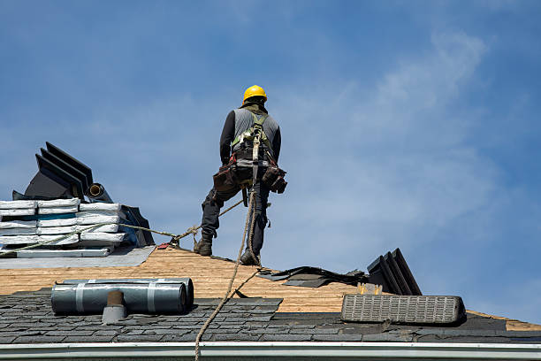 Professional Roof Replacement technician working in Bigelow, MN